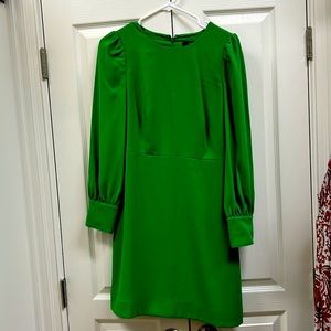 Green J Crew dress, size 4